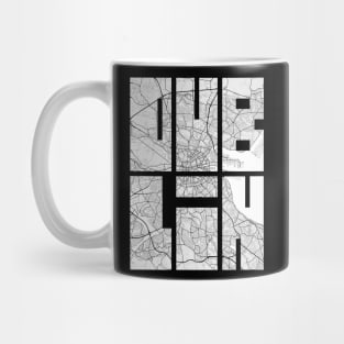 Dublin, Ireland City Map Typography - Light Mug